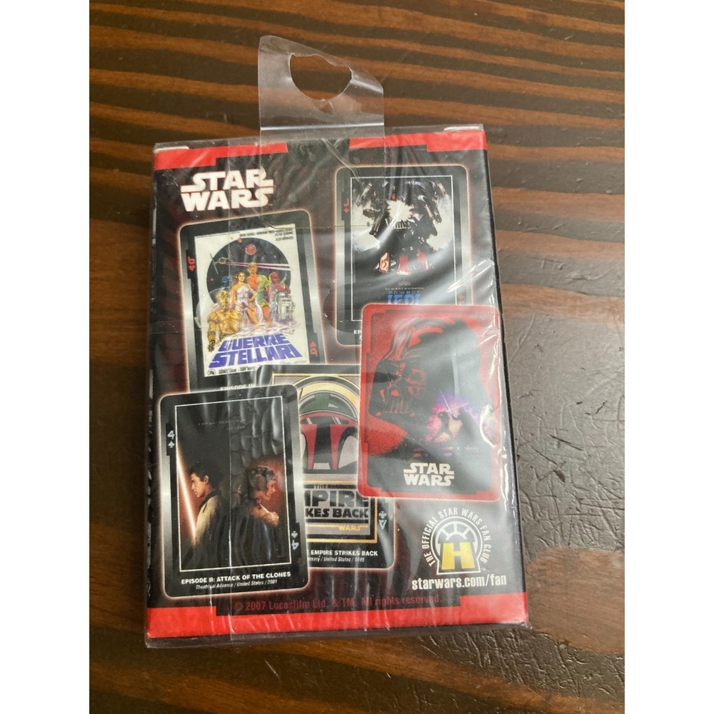 Star Wars Poster Playing Cards NIP Darth Vader Cartamundi Made in USA 2007 - Picture 2 of 5